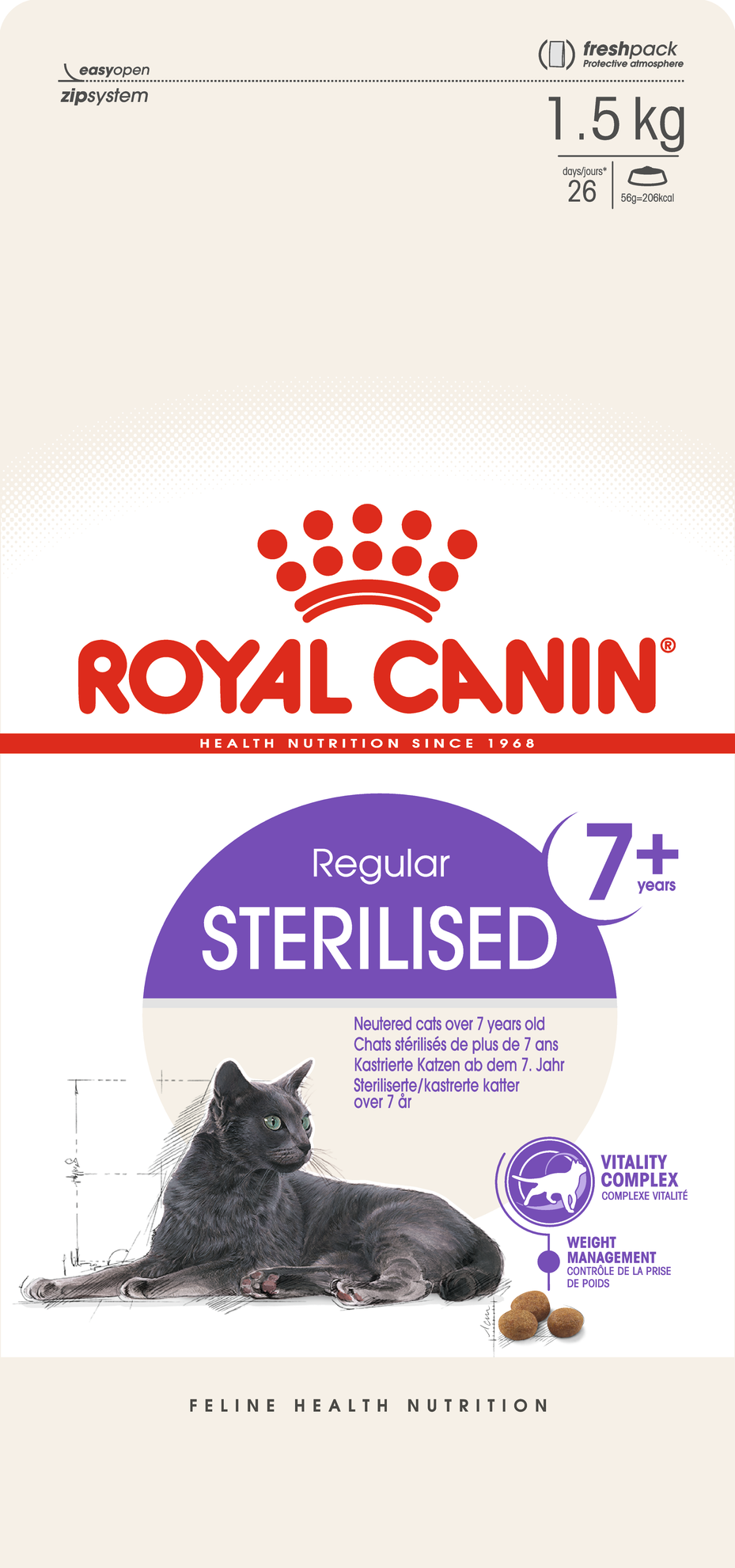 Royal Canin Sterilised 7+ Ageing kissan kuivaruoka
